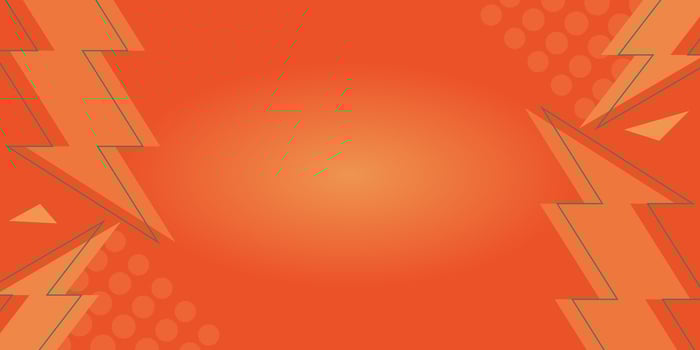 Orange abstract background with lightning pattern. with empty space for text. perfect for your design projects vector