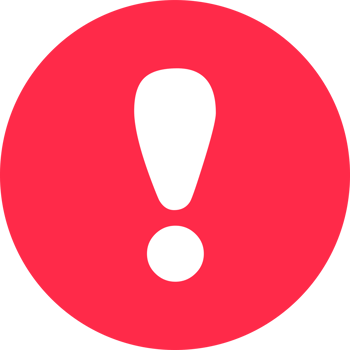 Exclamation icon attention logo warning speech bubble important round mark png