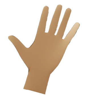 Cardboard hand, isolated on a transparent background png