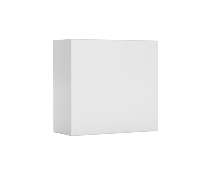 A Rectangular cardboard box for packaging, branding and product mockups. 3d Illustration png