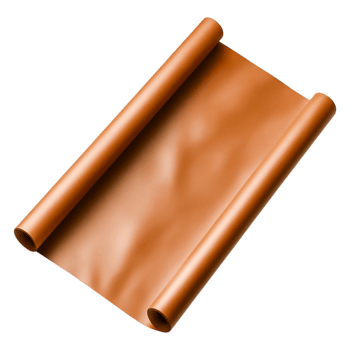 High-Quality Brown Leather Roll for Crafting and Design Projects png