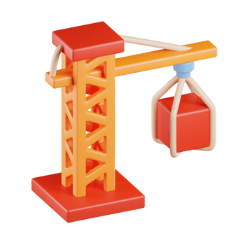 Crane 3D Icon png