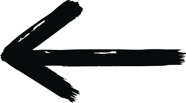 An arrow pointing in the direction of the right vector