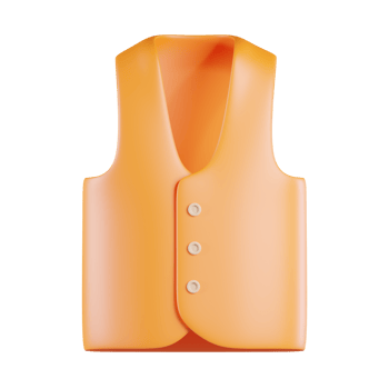 Waistcoat 3D Icon png
