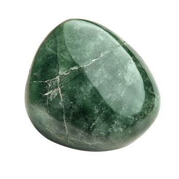 Jadeite Gemstone Grain isolated on transparent background png