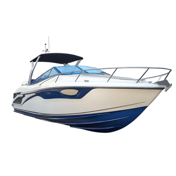 Luxury Yacht Water Adventure Cruise on transparent background. png