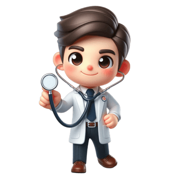 Cute Chibi Doctor Character png