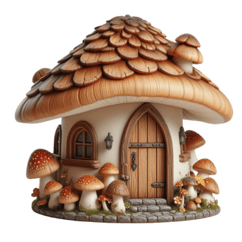 Fantasy Mushroom House png