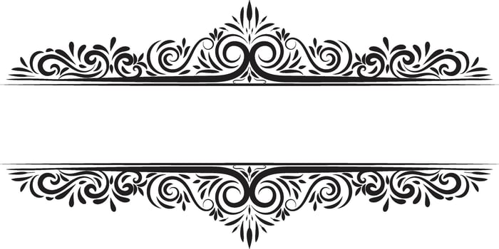 Vintage floral frame with ornate decoration and elegant scroll pattern. royal title ornaments border,vintage royal title border or text frame ornament elements inviation card vector