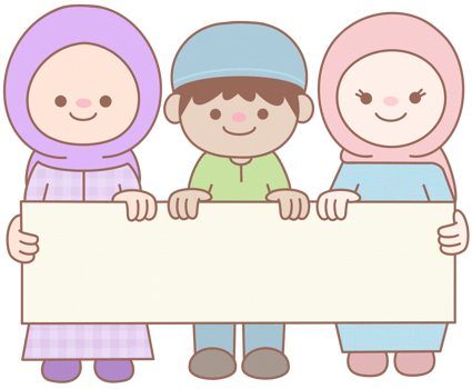 Muslim kids Boy and Girl Characters png