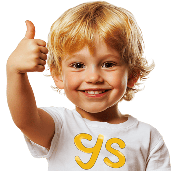 Happy Child Giving a Big ThumbsUp Smilinges png