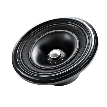 Premium Car Audio Speaker System on transparent background. png