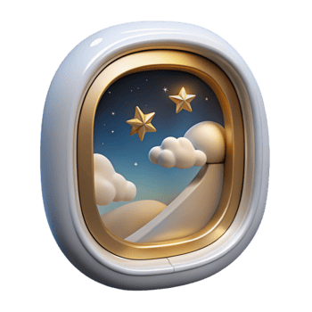 stunning contemporary Airplane Window View of City Skyline Cutout for Urban Travel png