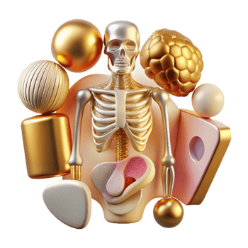 stunning modern Anatomy Diagrams Set Cutout for Medical Studies authentic png