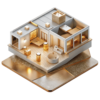 wonderful artistic Architectural Plan House Design Transparent Floorplan detailed png