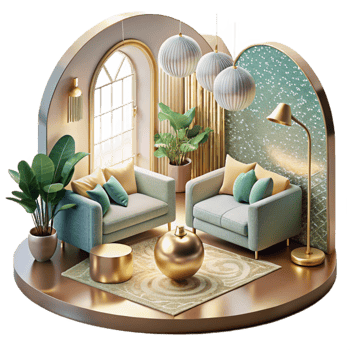 stunning traditional Architectural Visualization Interior Living Room Transparent exclusive png