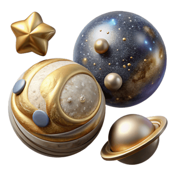 stunning vintage Astronomy Illustrations Set Isolated for Space Exploration png