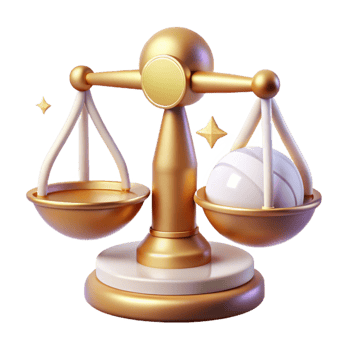 elegant classic Balance Scale Wellness Icon Isolated for Health Blogs detailed png