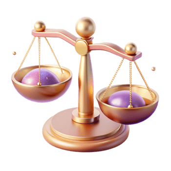 stunning minimalist Balance Scale Wellness Icon Isolated for Health Blogs detailed png