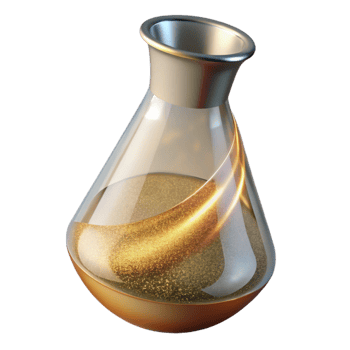 serene creative Beaker Laboratory Glassware Transparent Chemistry Experiment original png