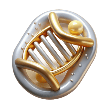 vibrant classic Biotechnology Genetic Engineering Icon Transparent for Life Sciences detailed png