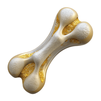 vibrant vintage Bone Tissue Structure Isolated Orthopedics Design png