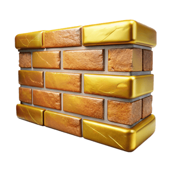serene abstract Brick Wall Texture Cutout for Architectural Visuals authentic png