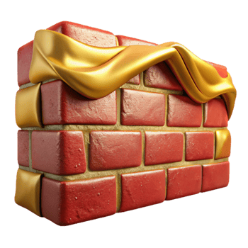 vibrant artistic Brick Wall Texture Red Brick Transparent authentic png