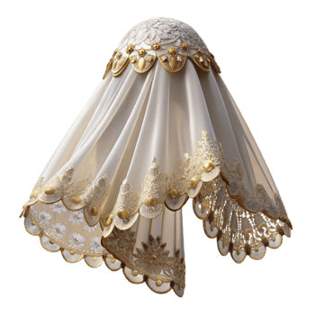 wonderful creative Bridal Veil Lace Embroidery Cutout for Wedding Accessories authentic png