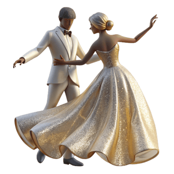 magnificent creative Bride and Groom Dancing Silhouette Transparent high resolution png
