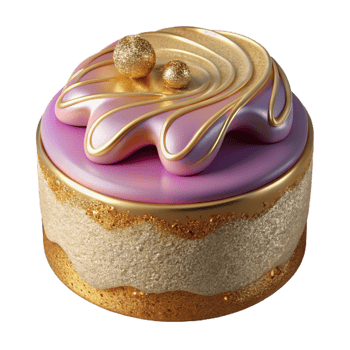 vibrant modern Cake Dessert Food Photography Isolated for Pastry Shop original png