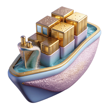extraordinary minimalist Cargo Ship Transparent Background for Logistics Projects genuine png