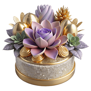 beautiful artistic Centerpiece Floral Arrangement Table Decor Isolated detailed png
