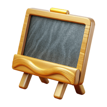 extraordinary abstract Chalkboard Writing Surface Isolated for Classroom Teaching detailed png
