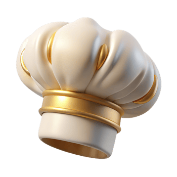 stunning contemporary Chef Hat White Tall Headwear Cutout Cooking Profession png