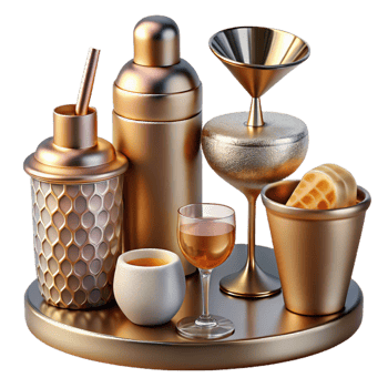 wonderful rustic Cocktail Glassware Set Bar Supplies Transparent for Bartenders original png
