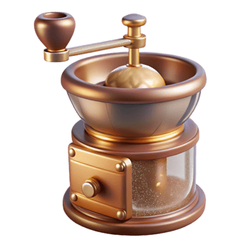 stunning modern Coffee Grinder Burr Grinder Cutout for Coffee Enthusiasts professional png