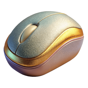 beautiful rustic Computer Mouse Ergonomic Design Isolated for Tech Websites professional png