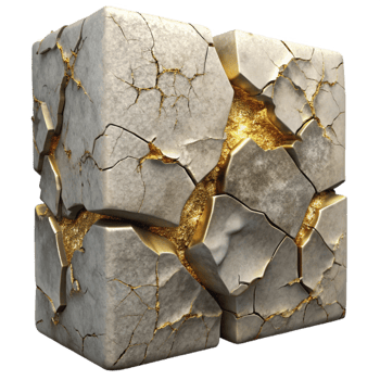 beautiful creative Cracked Wall Texture Damaged Surface Transparent for Disaster Relief premium png