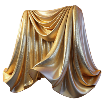vibrant abstract Curtain Texture Fabric Drapery Isolated for Window Treatments png