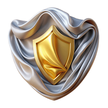 dramatic rustic Cybersecurity Shield Protection Symbol Cutout for Web Security professional png
