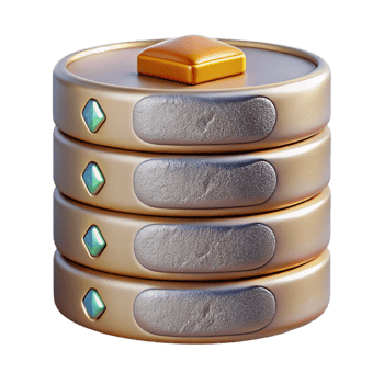 dramatic traditional Database Server Icon Data Storage Transparent for It detailed png