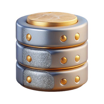 elegant artistic Database Server Icon Data Storage Transparent for It exclusive png