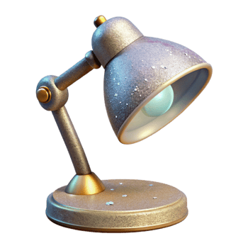 extraordinary rustic Desk Lamp Workspace Accessory Isolated for Home Office Design high resolution png