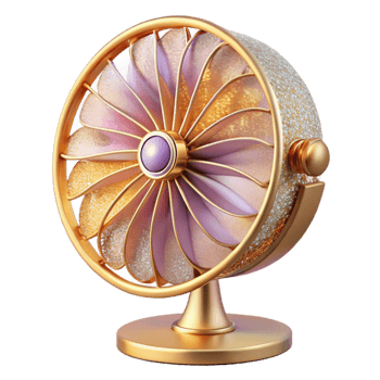 magnificent classic Electric Fan Cooling Appliance Summer Essential Transparent for Home Use detailed png