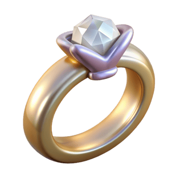 impressive classic Engagement Ring Diamond Solitaire Gold Band Isolated exclusive png
