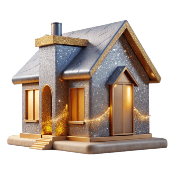 impressive modern Exterior Rendering House Suburban Home Isolated authentic png