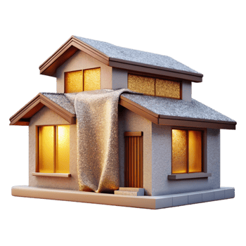 wonderful rustic Exterior Rendering House Suburban Home Isolated high quality png