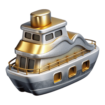 stunning creative Ferry Boat Isolated Cutout for Transportation Designs premium png