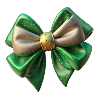 dramatic creative Festive Bow Green Velvet Decoration Transparent high resolution png